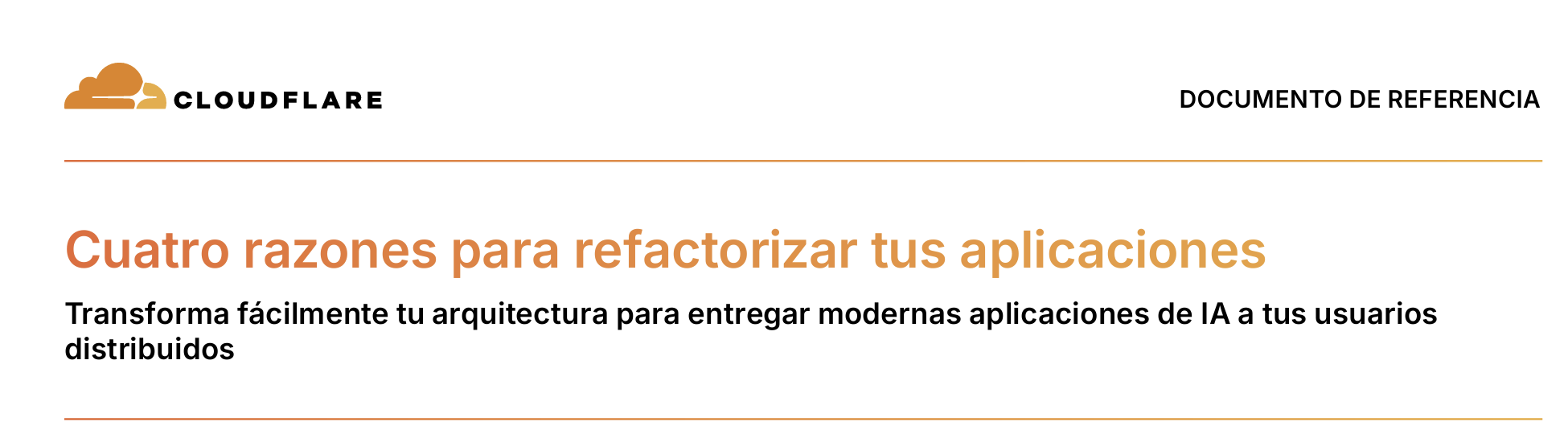 Position Paper Four Reasons To Refactor Your Applications